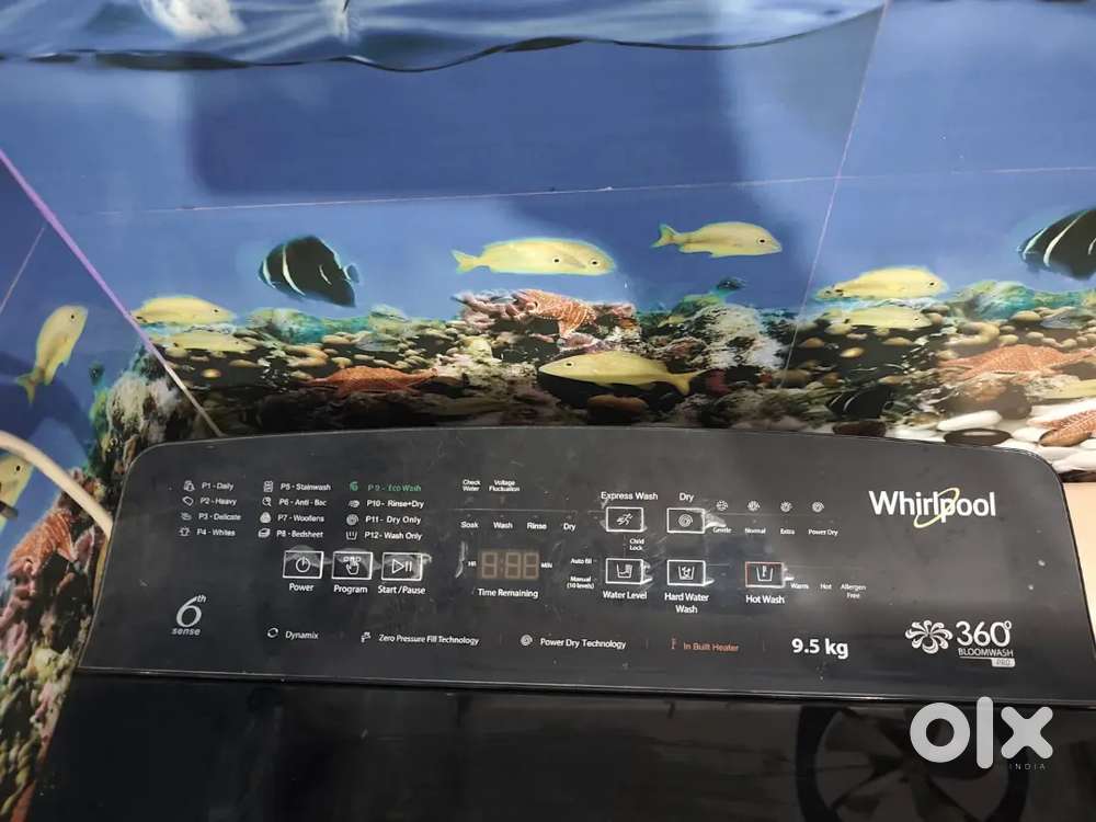 Whirlpool washing machine fully automatic 9.5kg