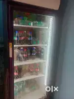 glass fridge