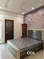 On road semi furnished flats available with airy rooms