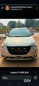 Toyota Innova type 4 gr grill with led