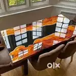 Resin art epoxy table top 700 rs square feet