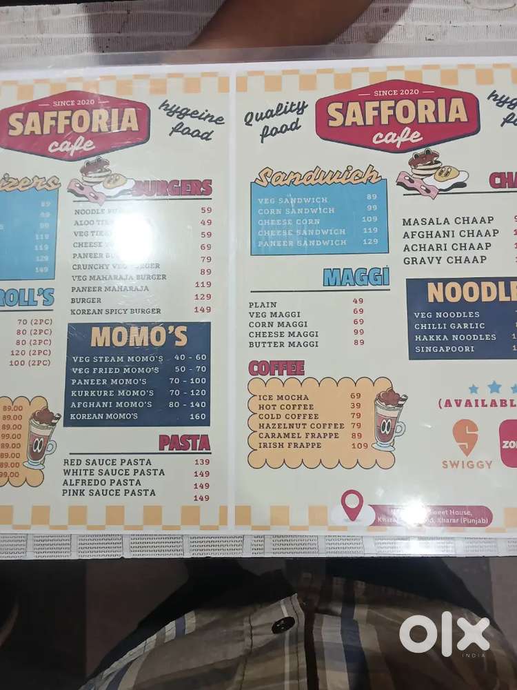 Chinese chef required for kharar bus stand