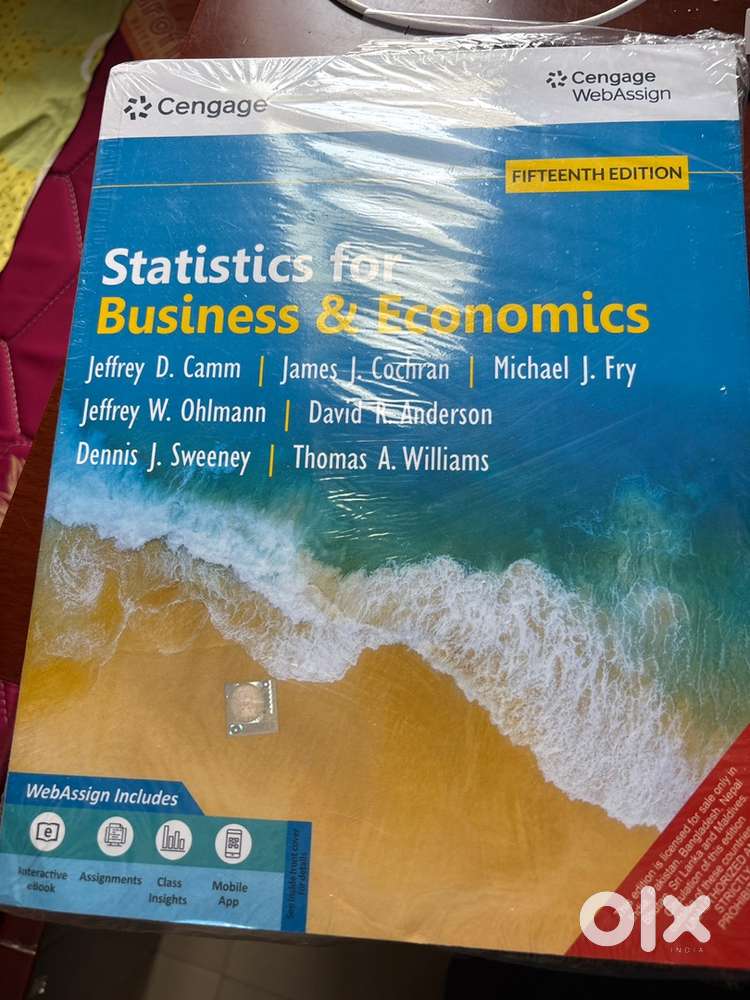 Statistic for Business and Ecnomics