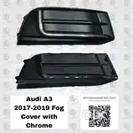 Audi A3 2017-2019 Fog Cover with Chrome