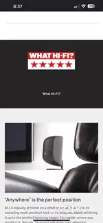B&W m-1 (Bowers & Wilkins) speakers 3 pieces for Av receivers