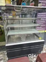 Fruit display and chats stall