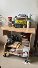 rolling computer table