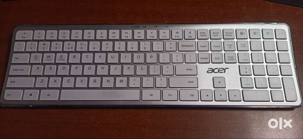 view Curved Transparent Wireless Rechargeable Keyboard