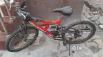 Hero bicycle with gear with lock wit water bottle sopter
