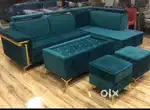 Sofa Discount buy new sofa 8499, L size sofa 13990/-Emi available hai