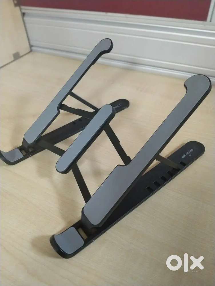 ZEBRONICS Zeb-NS1000,6 Angles Adjustable Laptop stand (BLACK)