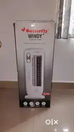 Butterfly windy tower fan