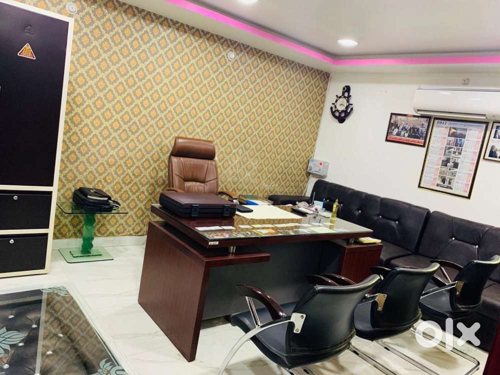 Grand fully furnished office for rent with ac fridge sofa led tv etc.