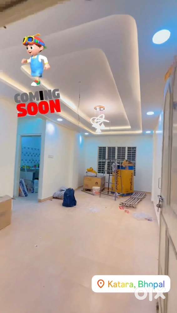 For sale urgently 2BHK furnished flat on Main Road Katara Hills Bhopal