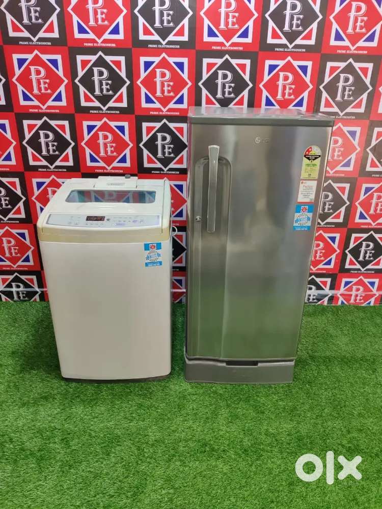 ^• Brand new LG with stand and Samsung top loading machines combo -_)