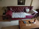 Sofa, dining table and study table
