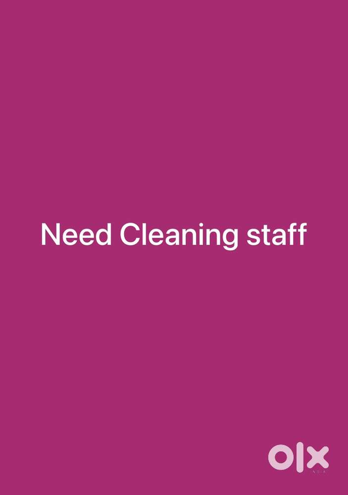 Cleaning staff