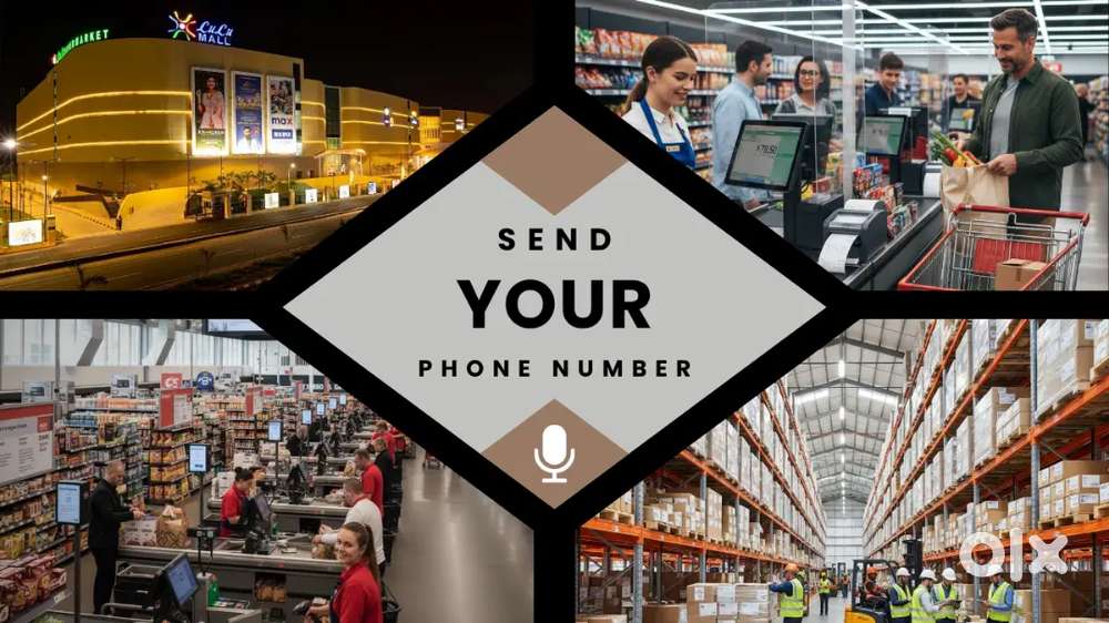 SSLC ABOVE KOCHI LULU HYPERMARKET WAREHOUSE JOB FOOD ACCOMMODATION