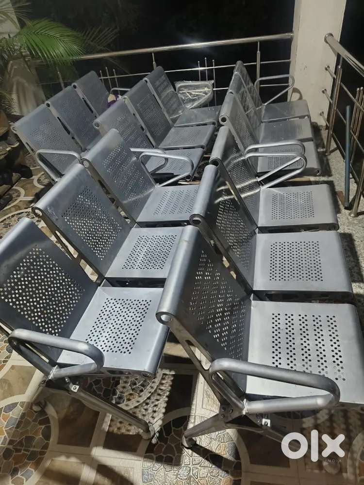 Three sitting waiting chair