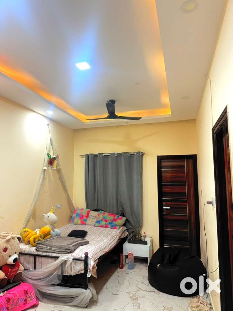 Iron bed with mattress Double bed