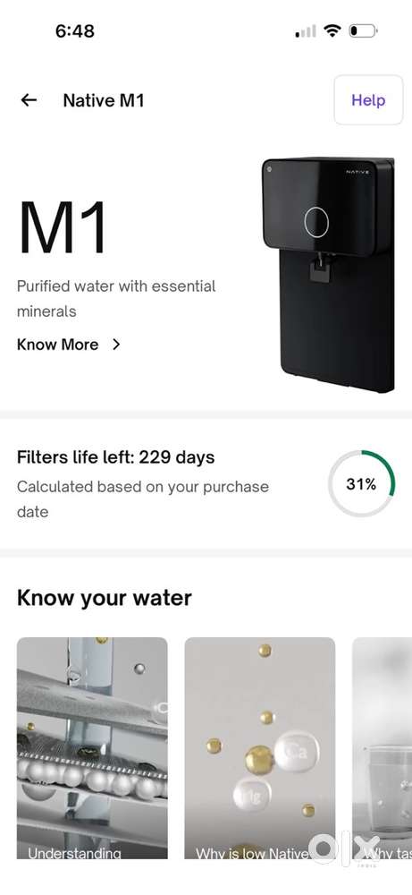 UC Native M1 Water Purifer