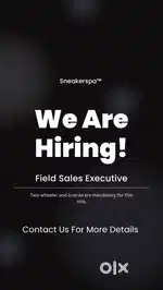 “Wanted Field Sales Executive – Two-Wheeler Required”