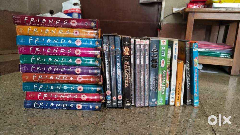Friends (All seasons) - Bourne identity 3 dvds & others diferent price
