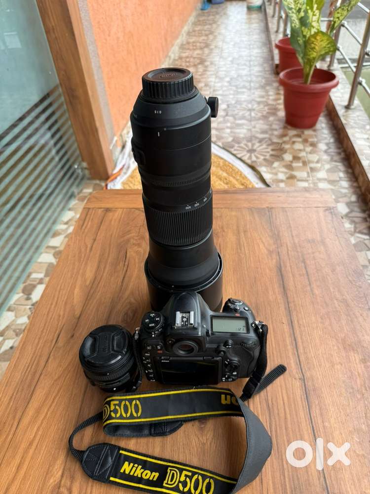 Nikon d 500 good condition and 25000 satar speed