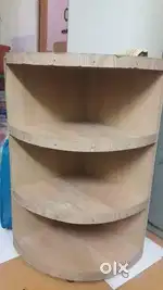 Corner wooden stand
