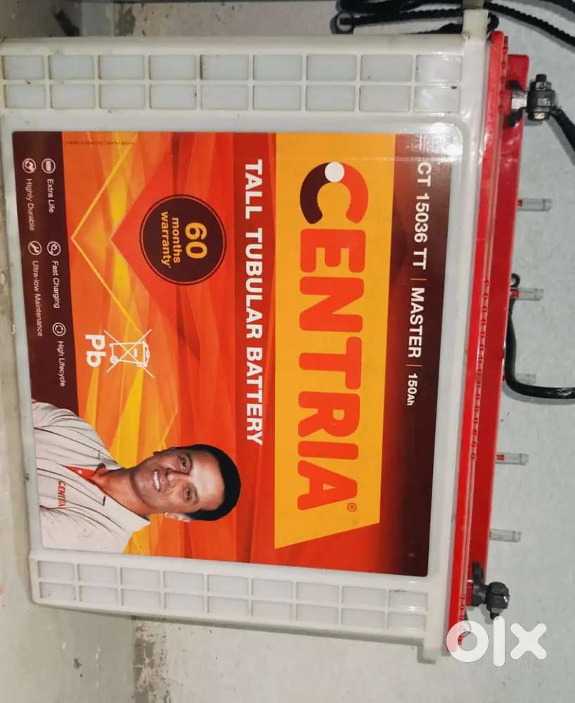 Centria tall tubular battery 4 months old