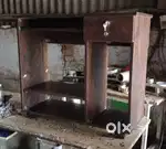 Computer table with single draw printer