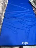 medicial bed with new mattress blue color mattres good condition with