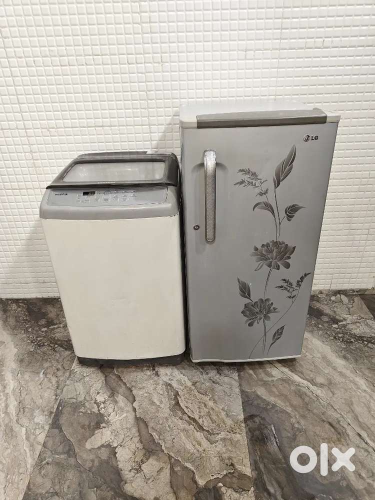 Hau 6522 Lg single door and samsung topload washing machine