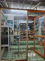 Aluminium rack set. And glass with frime