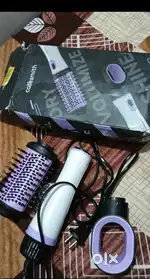 2 in 1 Hair straightener brush