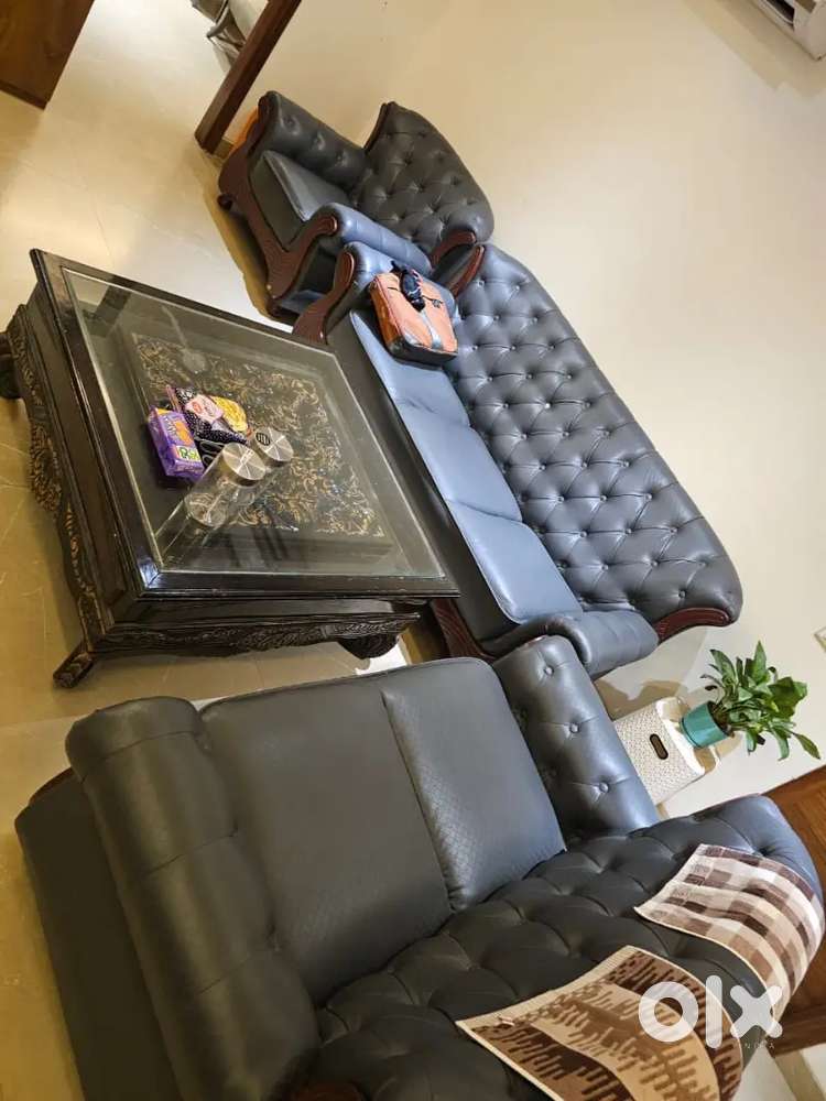 SOFA SET 6 SEATER (3+2+1) WITH CENTER TABLE