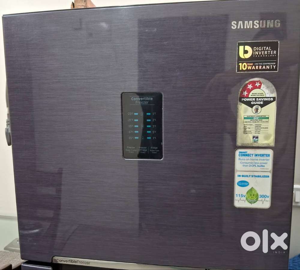 Samsung Covertible Double door freeze 253 litres