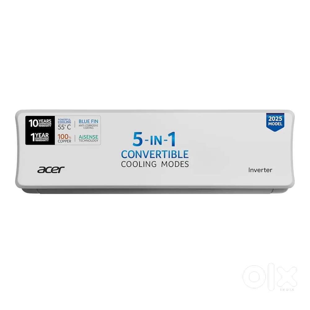 1.5 ton 3 star acer brand convertible inverter ac with brand Warranty