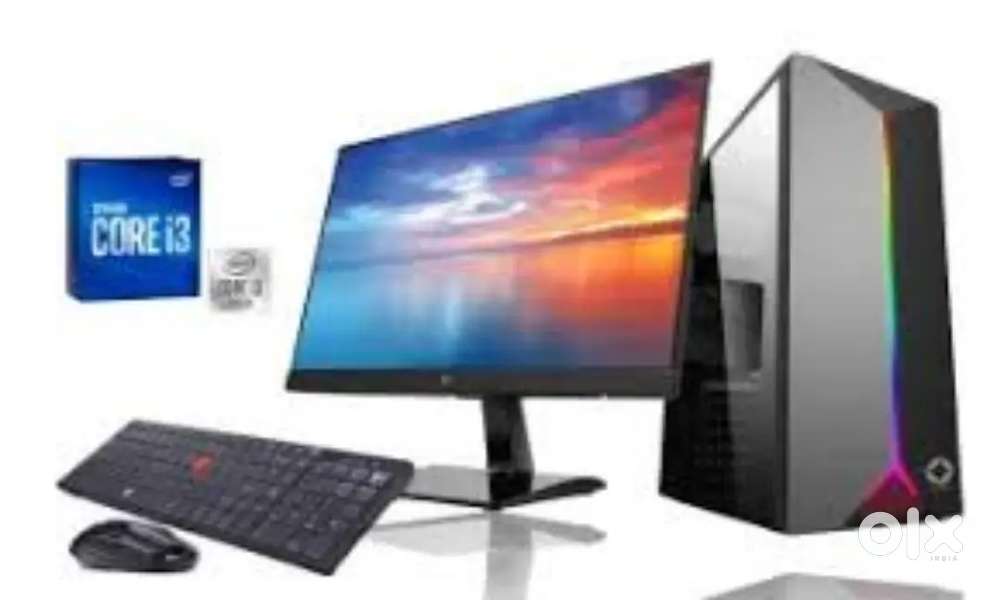 9th Generation Intel Core i3-9100/8GB DDR4/128GB SSD /1TB HDD/19LED