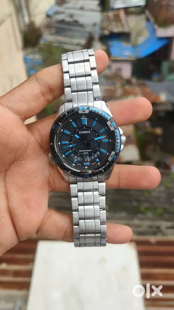 Casio Enticer Analog Black Dial Men's Sports Watch