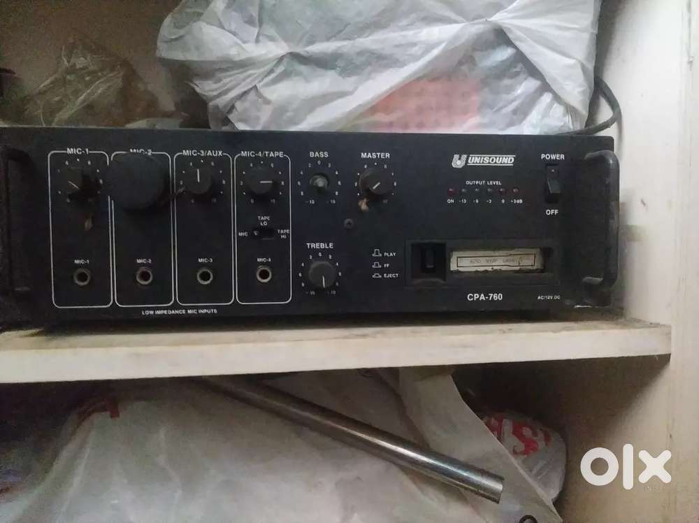 Vintage tv , speaker , amplifier