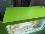Display fridge with counter and with led light inside.