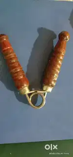 Wooden Hand Grip with Stainless Steel Spring – New & Unused