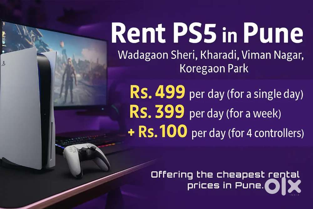 Rent a PS5 in Pune - Most Affordable Rates!
