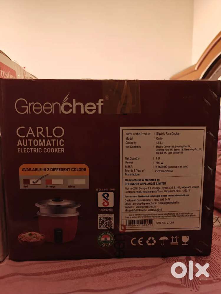 Grinder,mixer, electric cooker and chairs