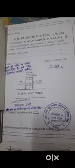 100 gaj plot 6.2 lakh mhe fix price.