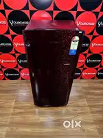 $#$Samsung 2 star rating flower design red colour single door fridge!!