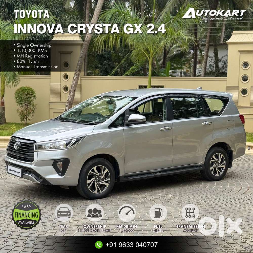 Toyota Innova Crysta 2.4 GX Limited Edition 7 STR, 2021, Diesel