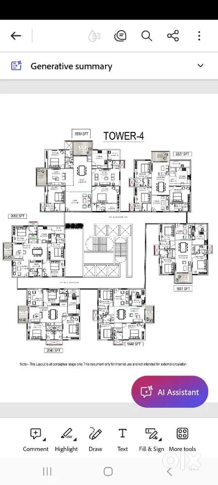 Landlord share available in sky 9 in osmansagar prelaunch DC letter