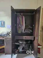 Bed, cupboard and chair combo
